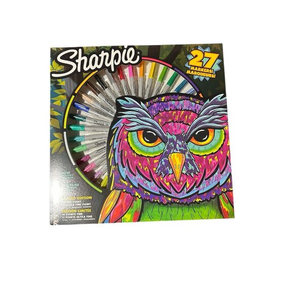 sharpie markers collectors edition 27 count 16 fine 11 ultra fine MYSTERY MARKER - Picture 1 of 3